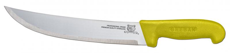 12-inch Steak Knife with Yellow Polypropylene Handle 1 12-inch Steak Knife with Yellow Polypropylene Handle